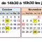 Calendrier Permanences Septembre à décembre